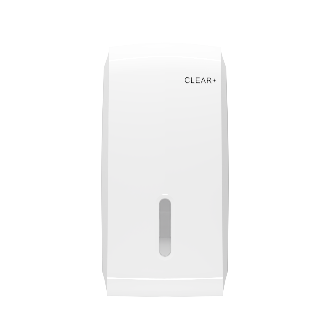 Clear+ Gevouwen Toiletpapier Dispenser