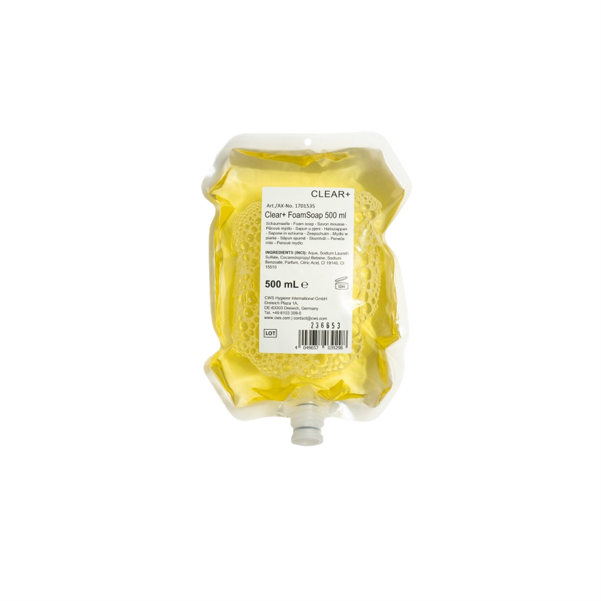 Clear+ Foam Zeep 500ml