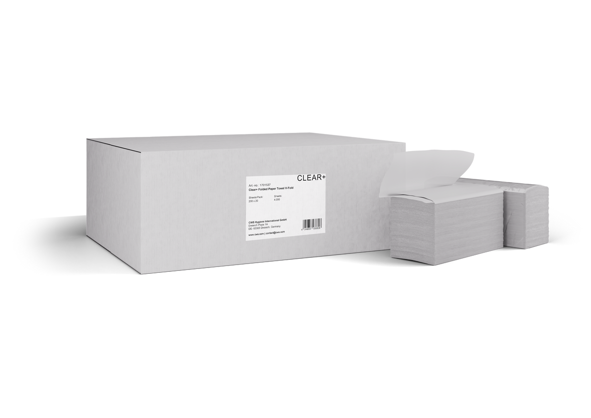 Clear+ V-vouw Handdoek
