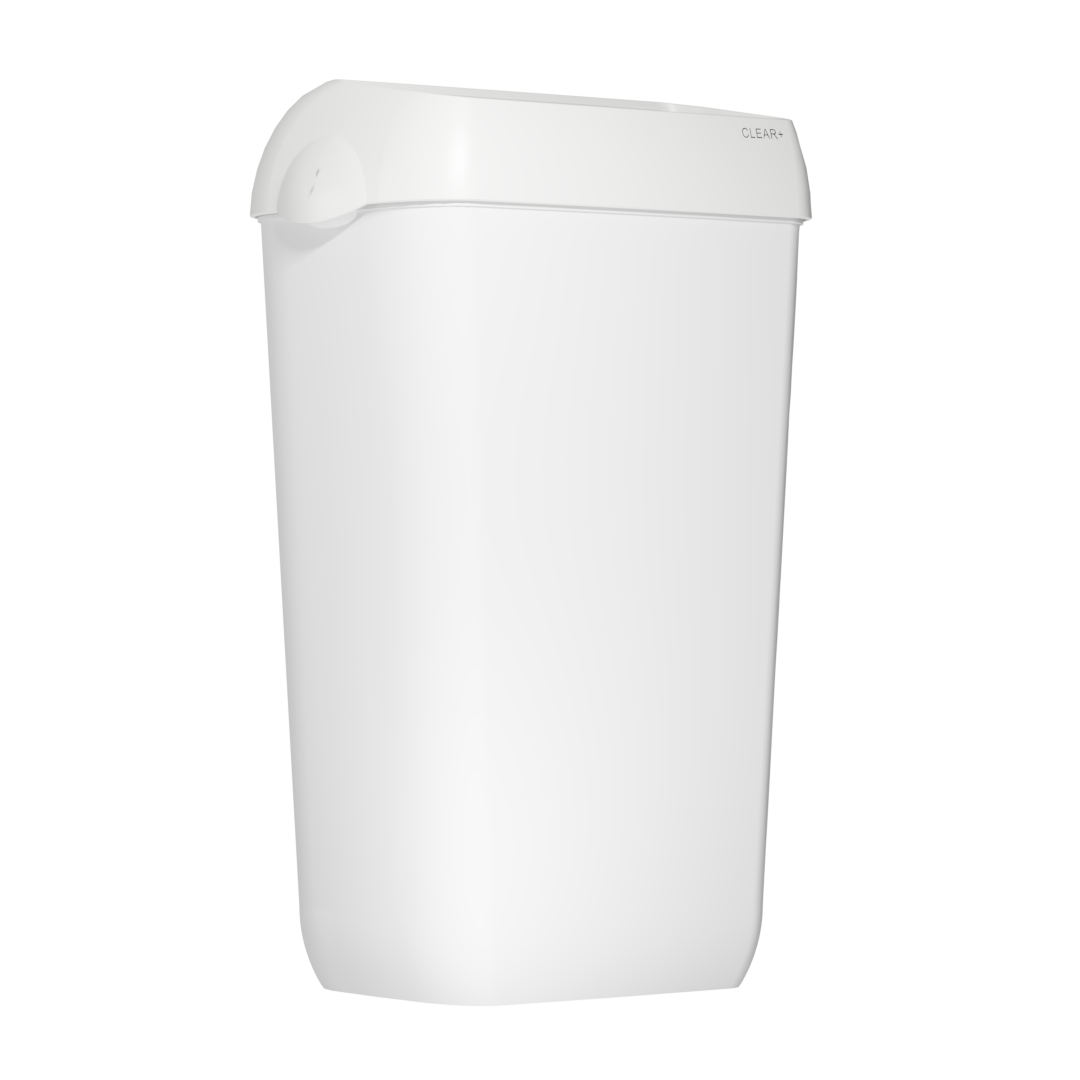 Clear+ Afvalbak 43l wit