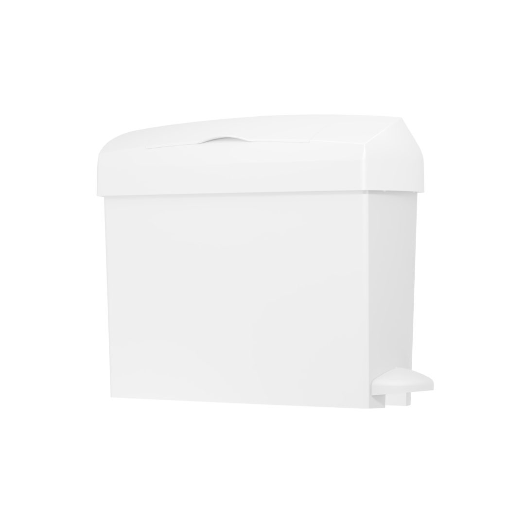 Clear+ Afvalbak 15l wit