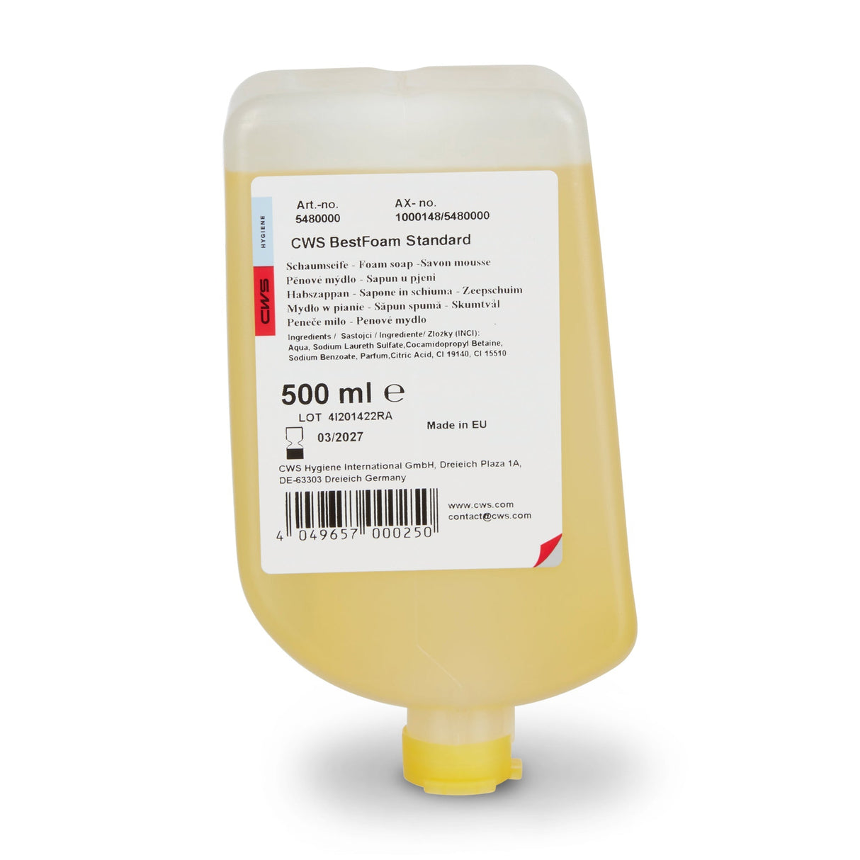 CWS ParadiseLine zeepschuim Best Foam Standaard 500 ml.