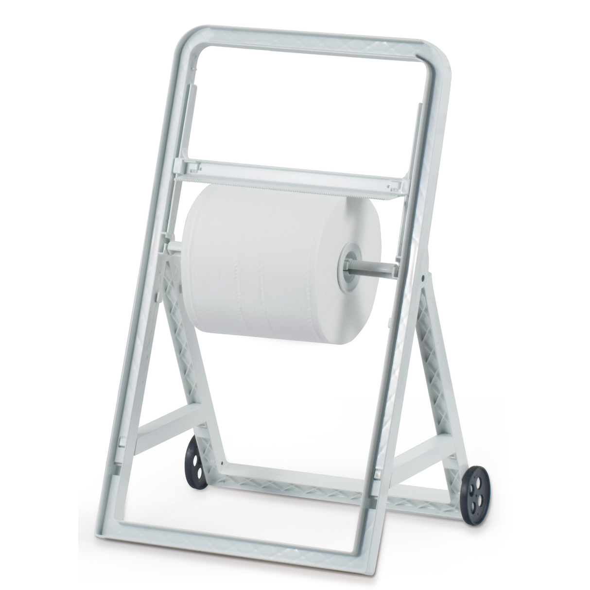 Clear+ Industriële Papierrol Dispenser Vrijstaand wit