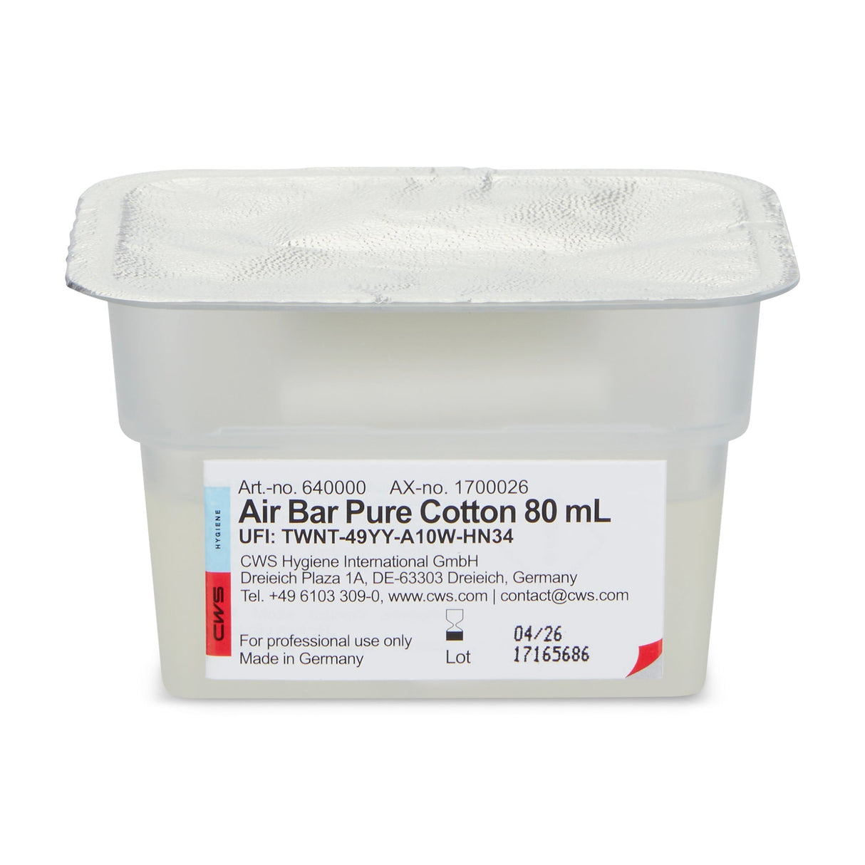 CWS Paradise / PureLine Air Bar universele geur Pure Cotton