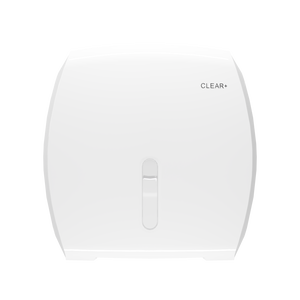 Clear+ Jumbo Toiletpapier Dispenser wit