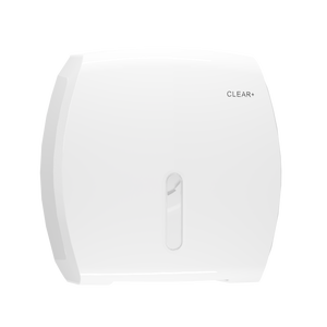 Clear+ Jumbo Toiletpapier Dispenser wit
