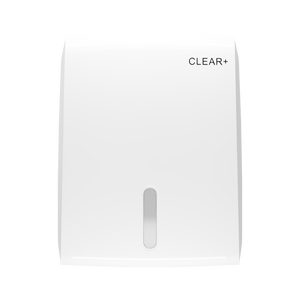 Clear+  Vouw Handdoek Dispenser wit