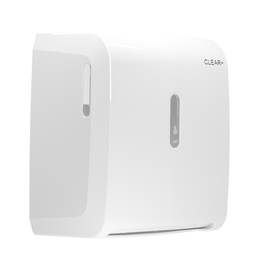 Clear+ Handdoekrol Dispenser wit