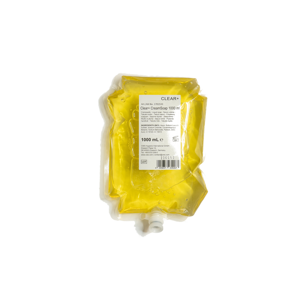 Clear+ Crème Zeep 1000ml
