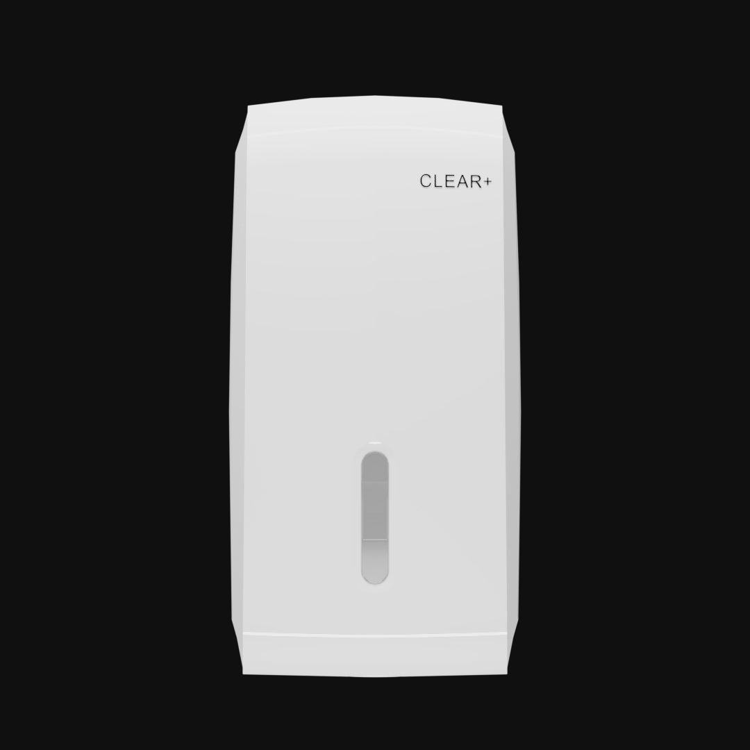 Clear+ Gevouwen Toiletpapier Dispenser